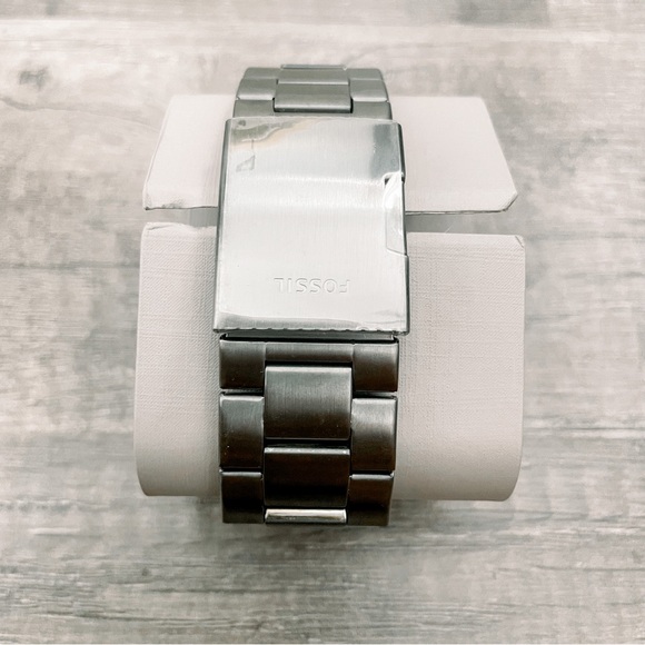 Fossil Men's Nate Stainless Steel Quartz Chronograph Watch - Picture 11 of 12